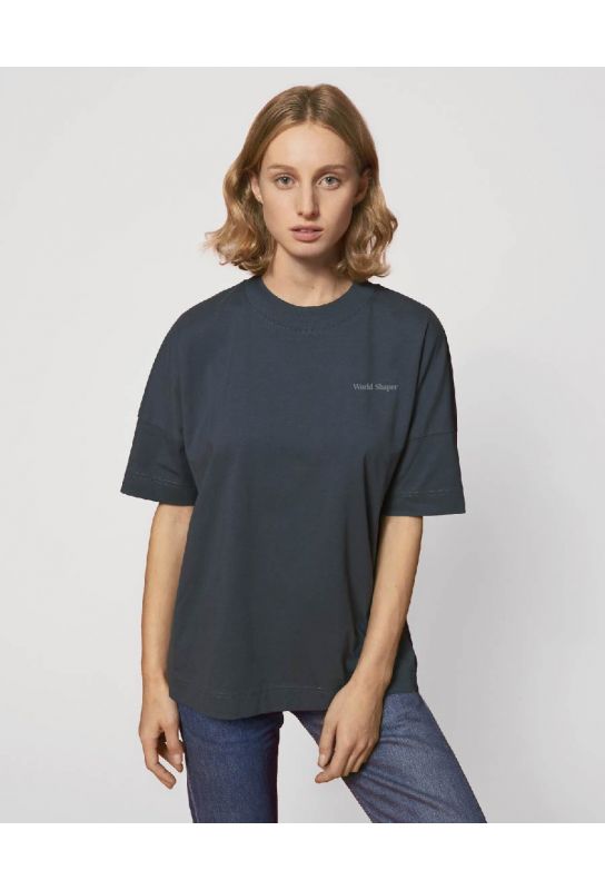 T shirt éthique oversize femme en coton bio