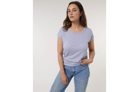 Tshirt  coton bio col rond  vêtement éco-conçu femme  Worldshaper