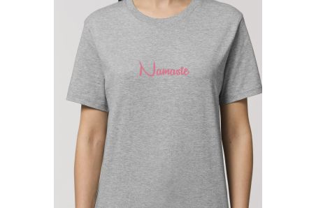 tee shirt éco responsable en coton bio Namaste