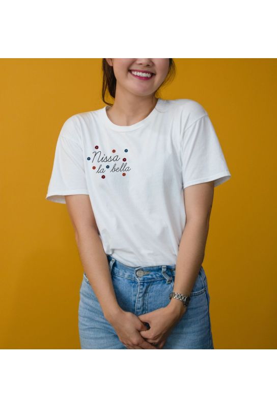 T shirt Eco Responsable jeune créateur Nissa la Bella